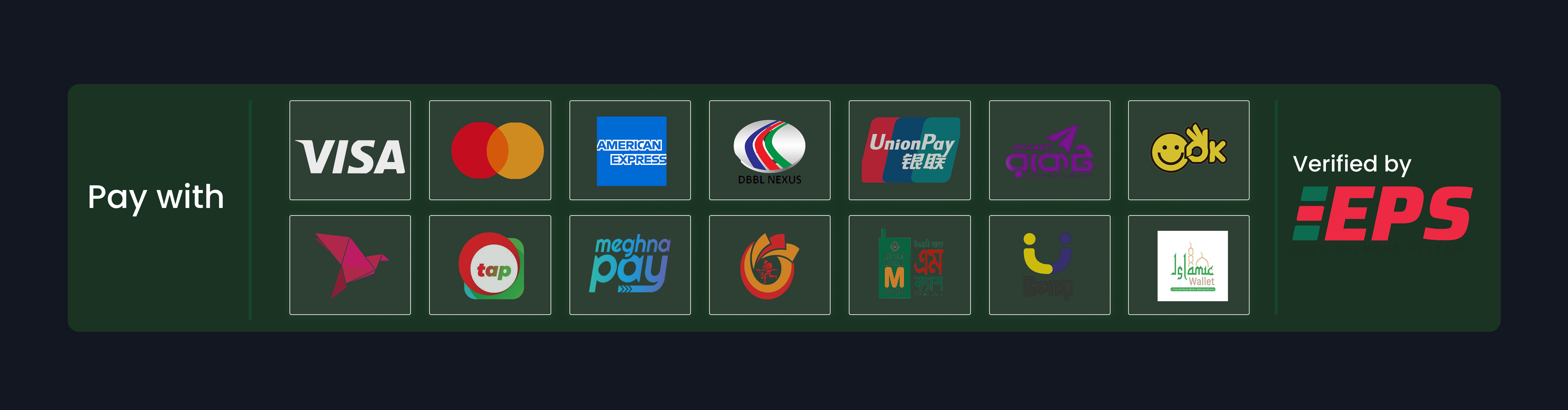 Supported Payment Methods